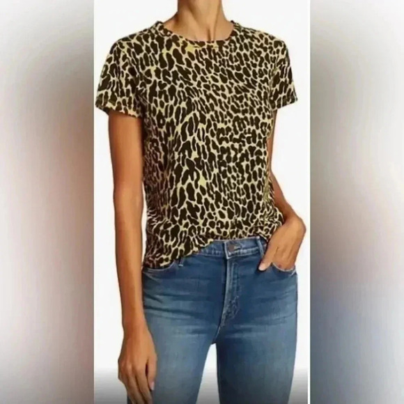 Mother Superior The Sinful Yellow Black Animal Print Knit Top T-Shirt Medium - Picture 1 of 16